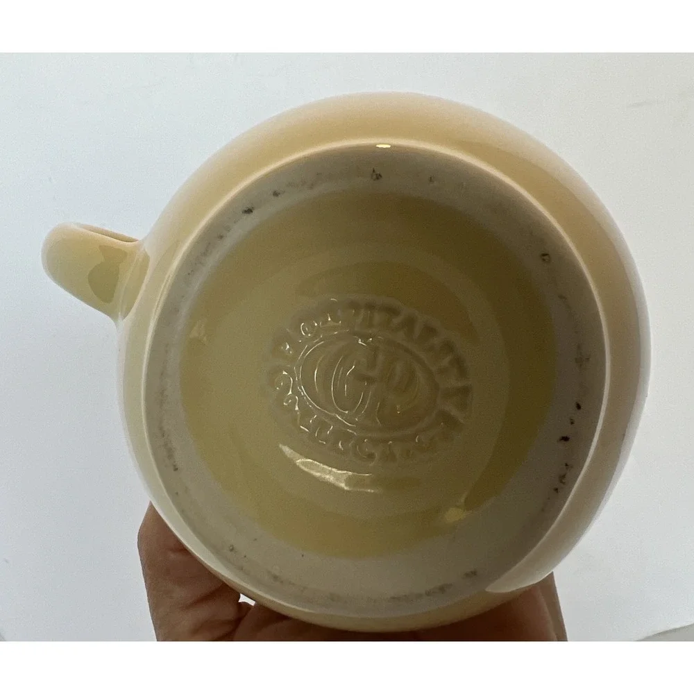 Southern Living at HOME Gail Pittman Sugar & Creamer YELLOW Made in USA 2pcs.